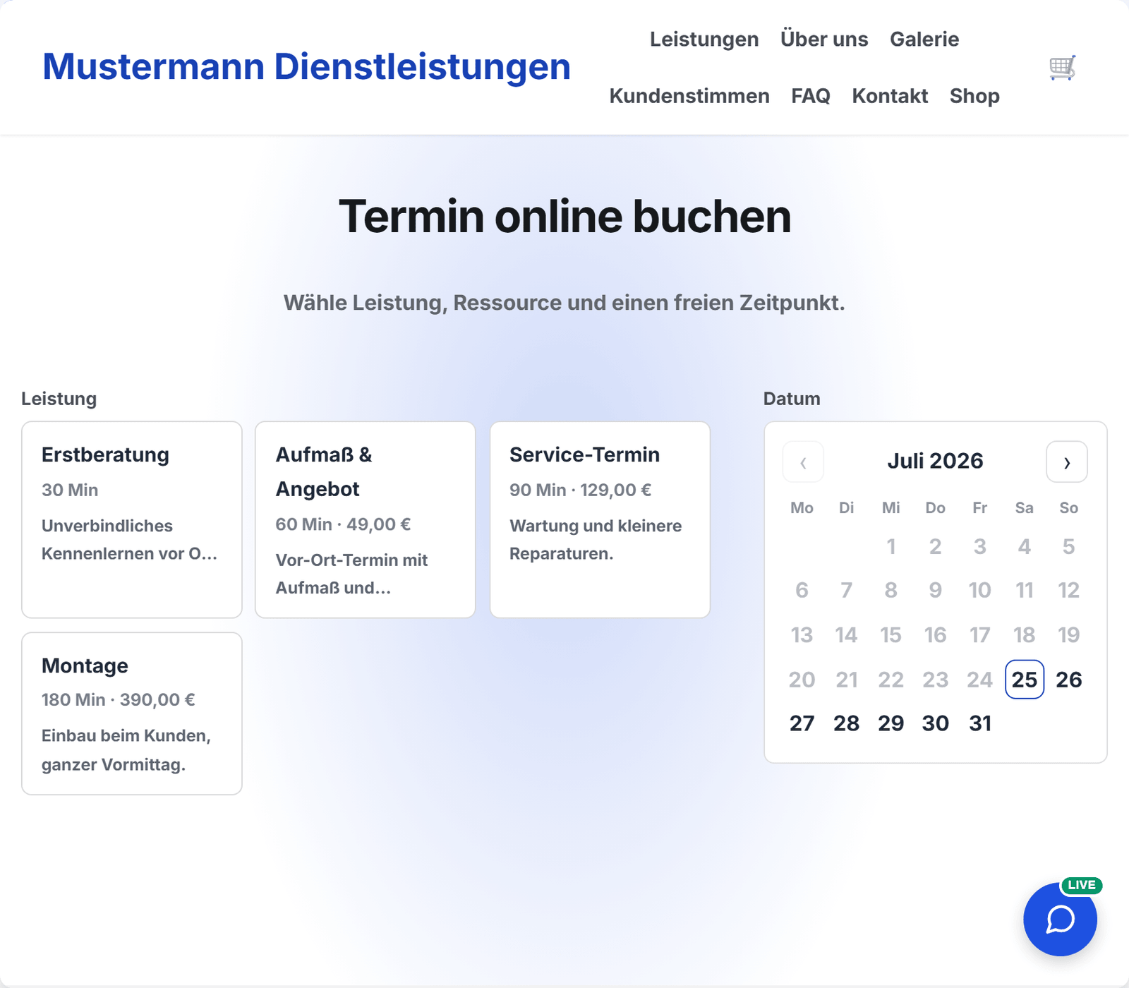 Termin buchen